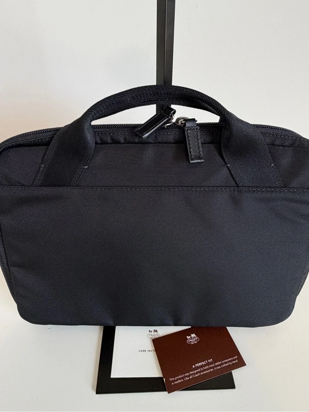 Coach laptop briefcase